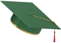 Green Graduation Hat IASE