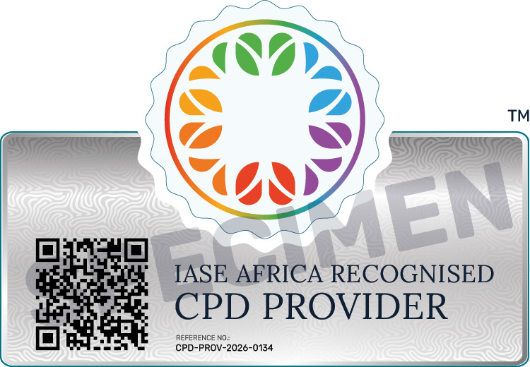 IASE Africa Resognised CPD Provider Badge SPECIMEN