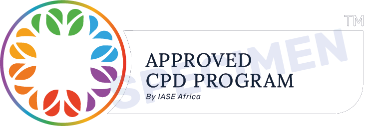 IASE Africa Approved CPD Program Badge WHITE